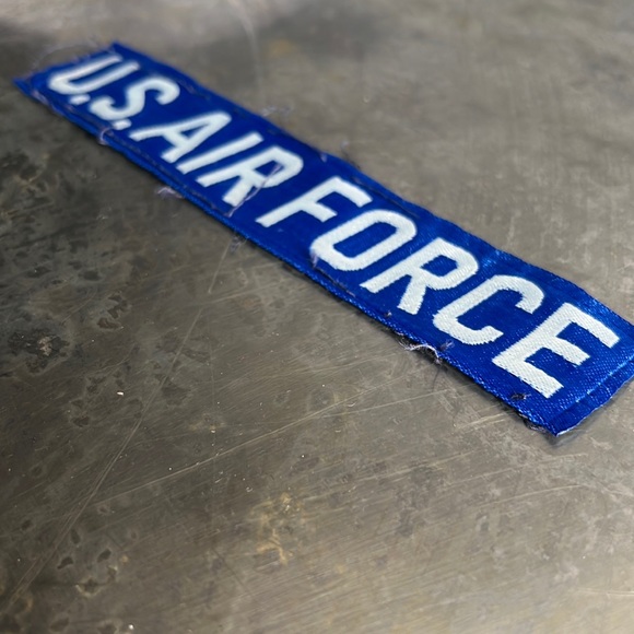 U.S. AIR FORCE blue tape patch, vintage - Picture 5 of 9